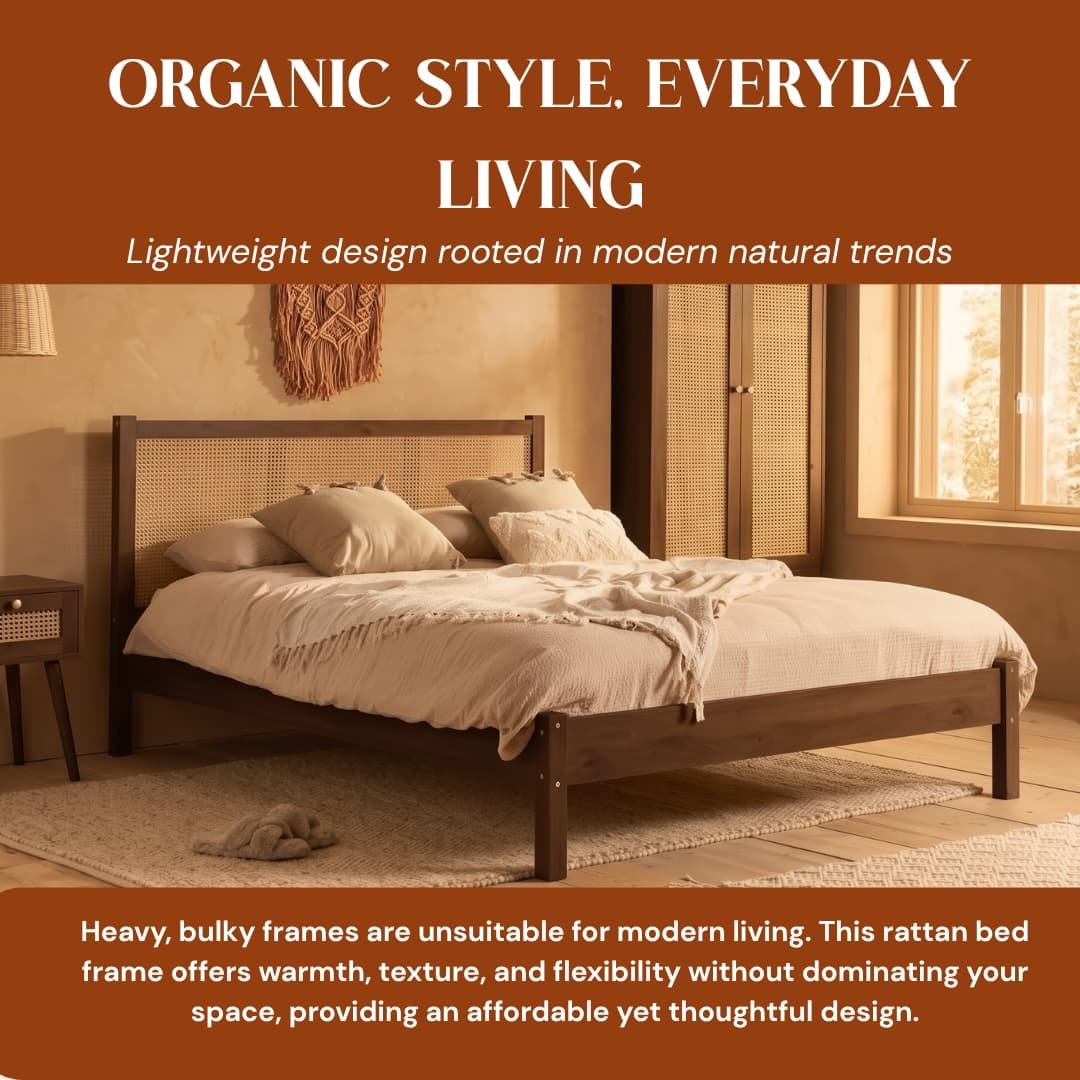 Rattan bed A+ content set