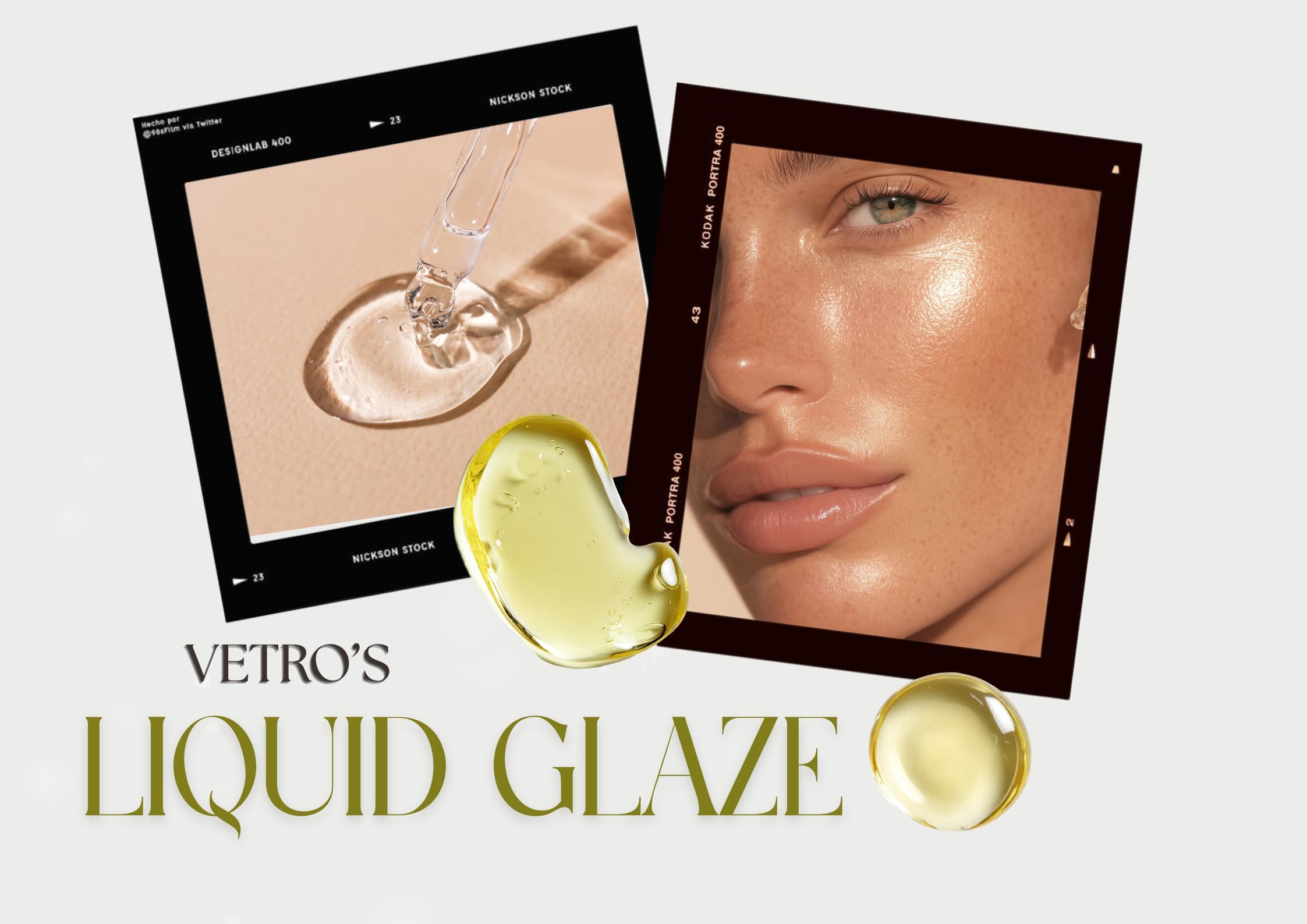 Vetro skincare brand campaign